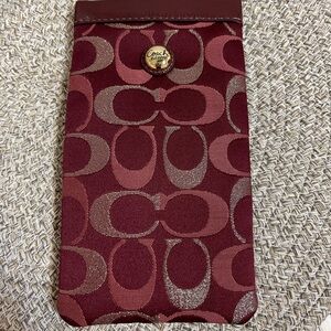 Coach Eye-Glass Case